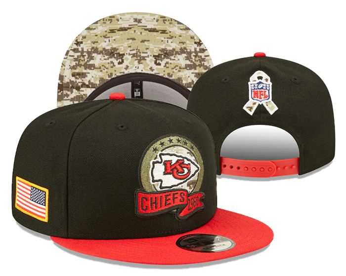 Kansas City Chiefs Salute To Service Stitched Snapback Hats 0119